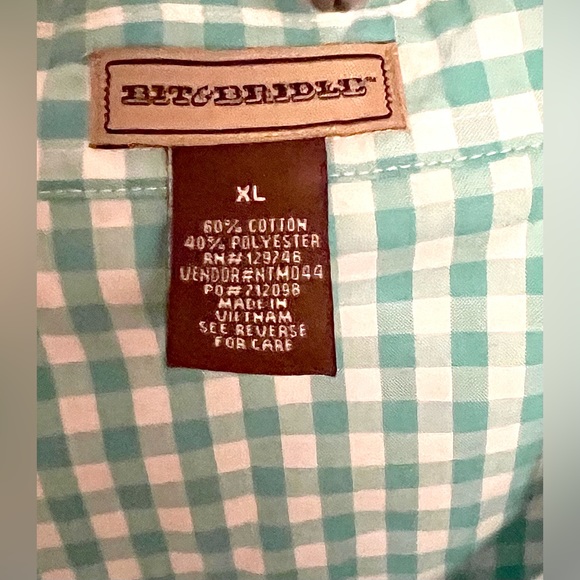 Bit & Bridle Vintage Women’s Button Up Size XL - Picture 3 of 4